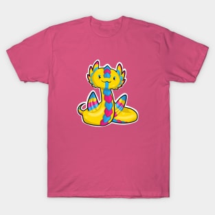 Cute pansexual Amphithere dragon T-Shirt